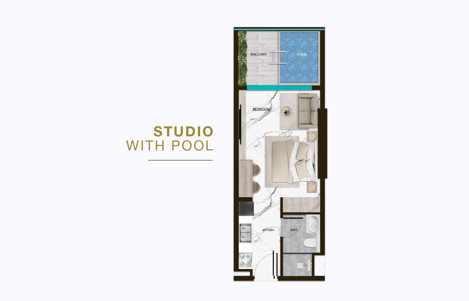 Samana Parkville at DLRC, Dubai Land Residence Complex Floor Plan 1