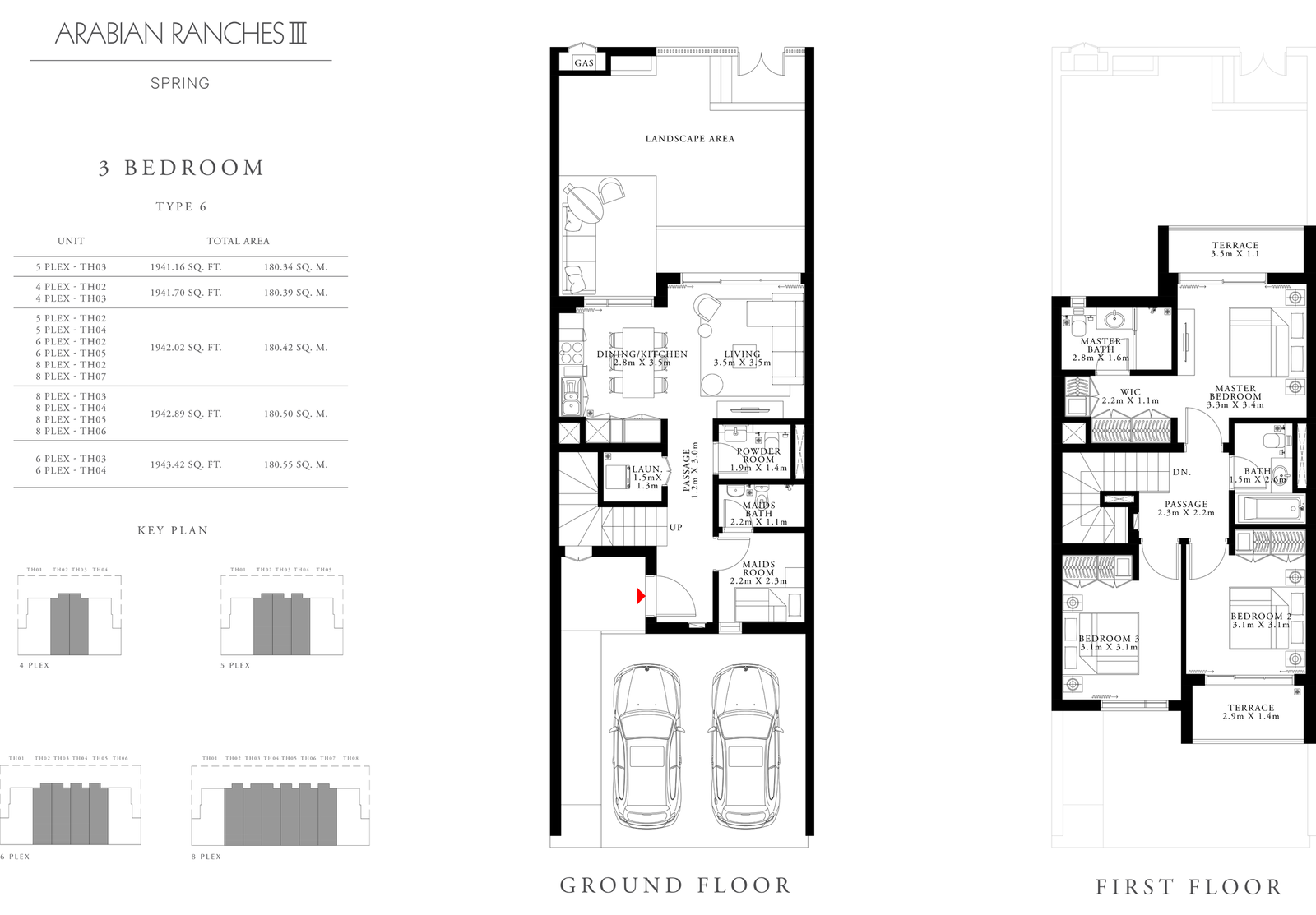 Spring Townhouses at Arabian Ranches 3 | Emaar Properties Floor Plan 1