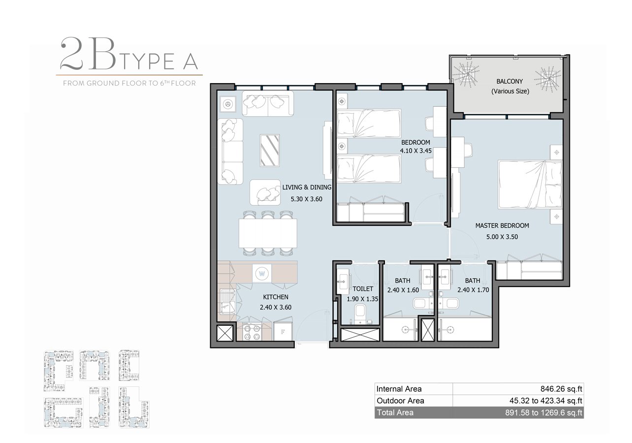2 Bedroom