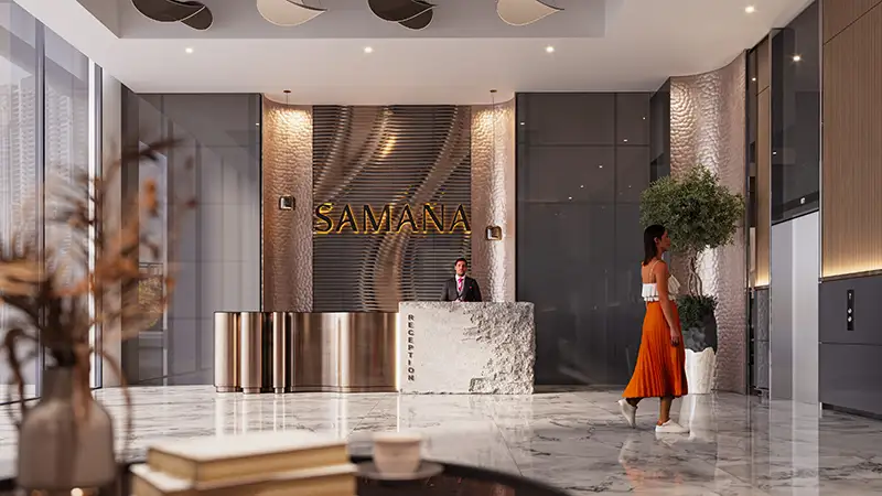Samana Parkville at DLRC, Dubai Land Residence Complex Detail Shot