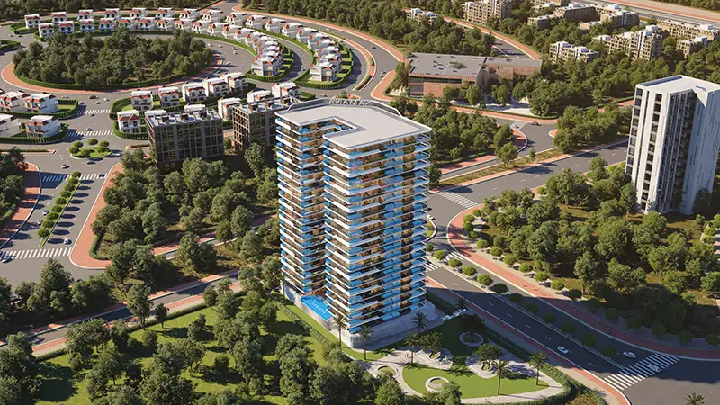 Samana Parkville at DLRC, Dubai Land Residence Complex Detail Shot