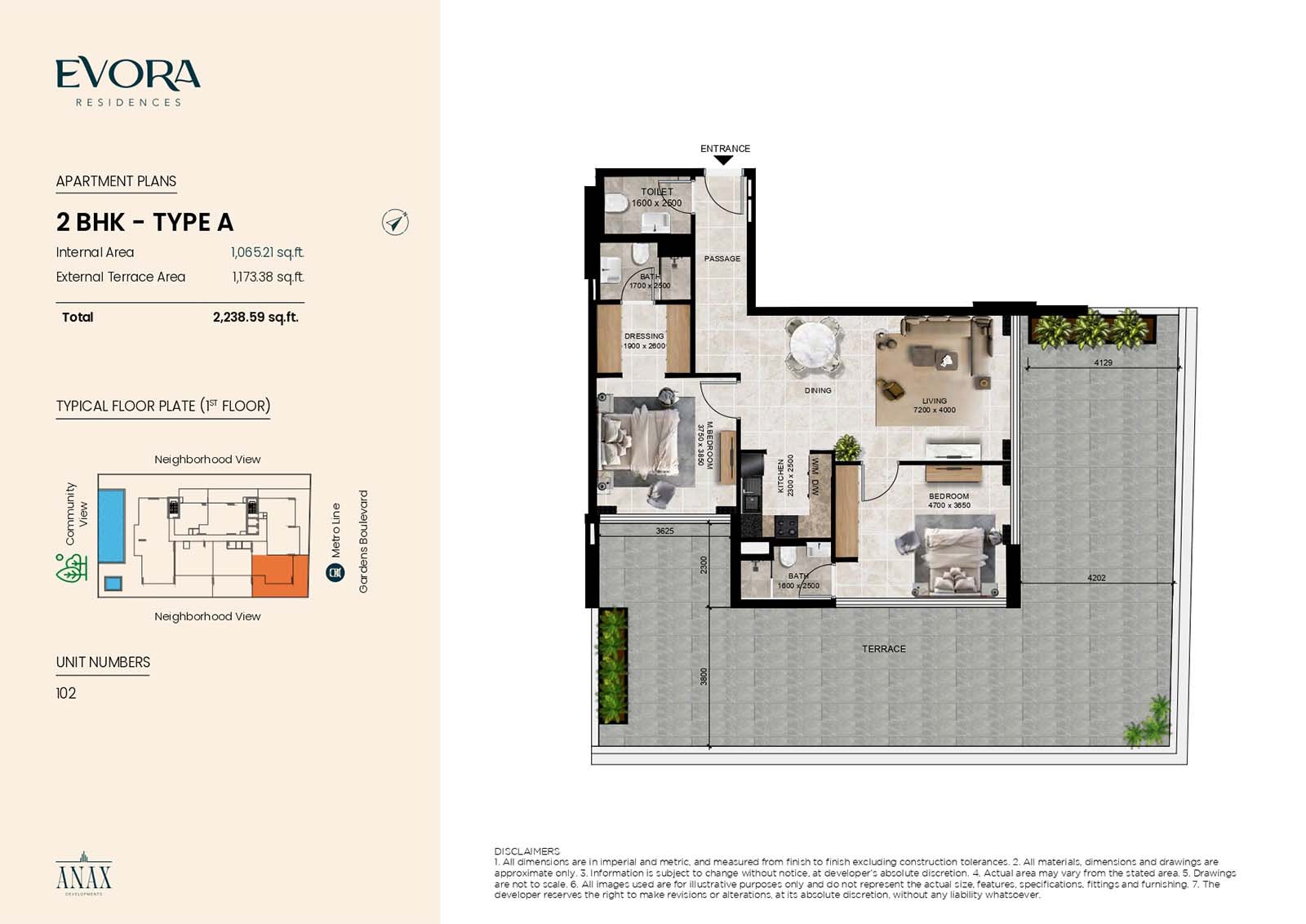 2 Bedroom