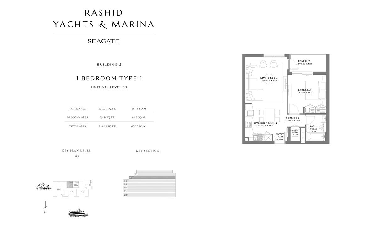 Seagate at Mina Rashid, Dubai Floor Plan 1