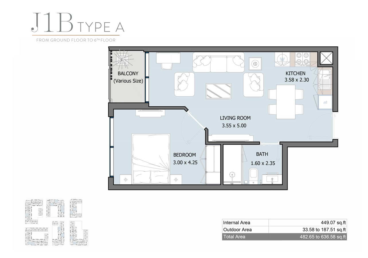 1 Bedroom