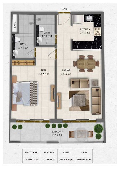 1 Bedroom
