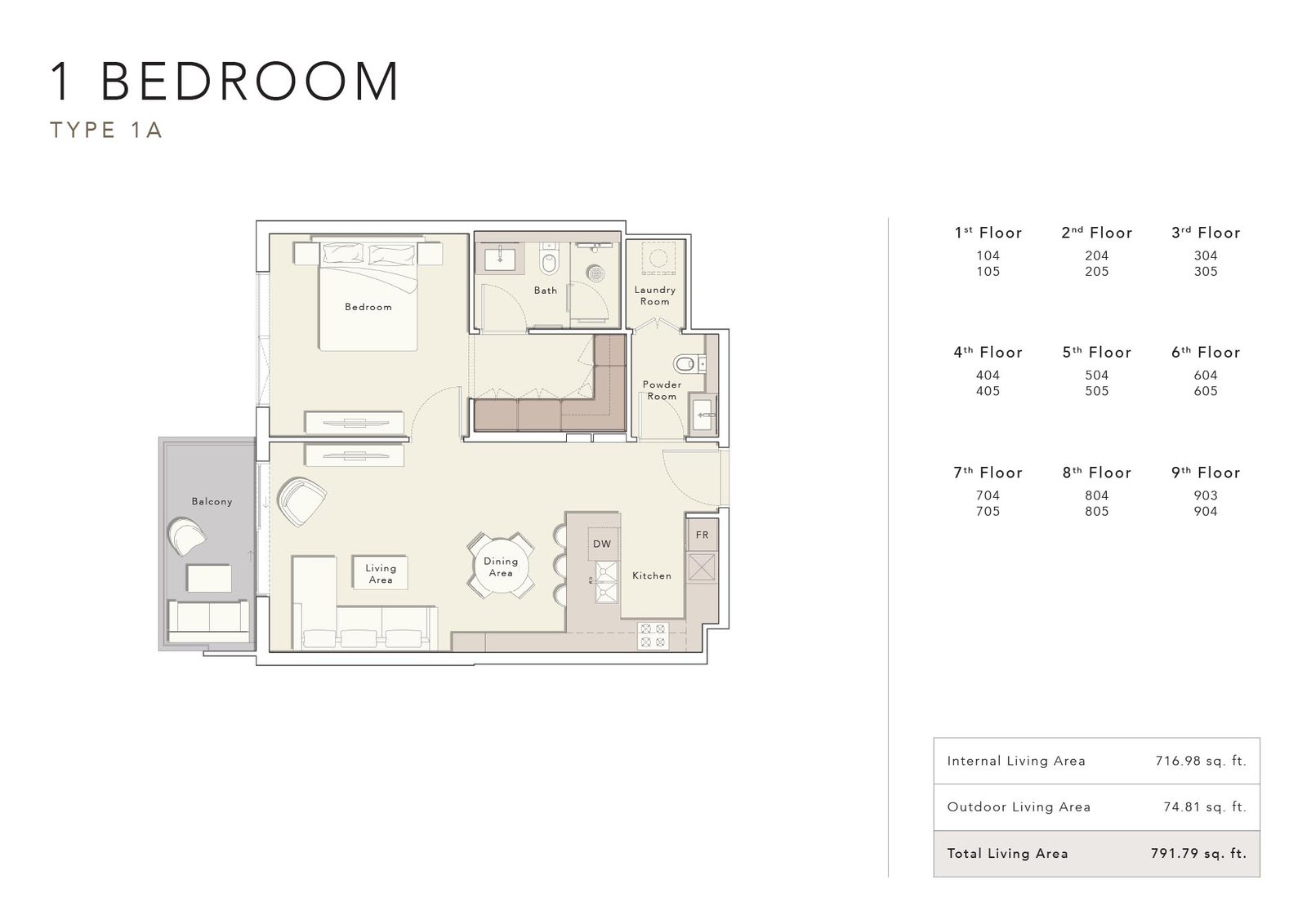 1 Bedroom