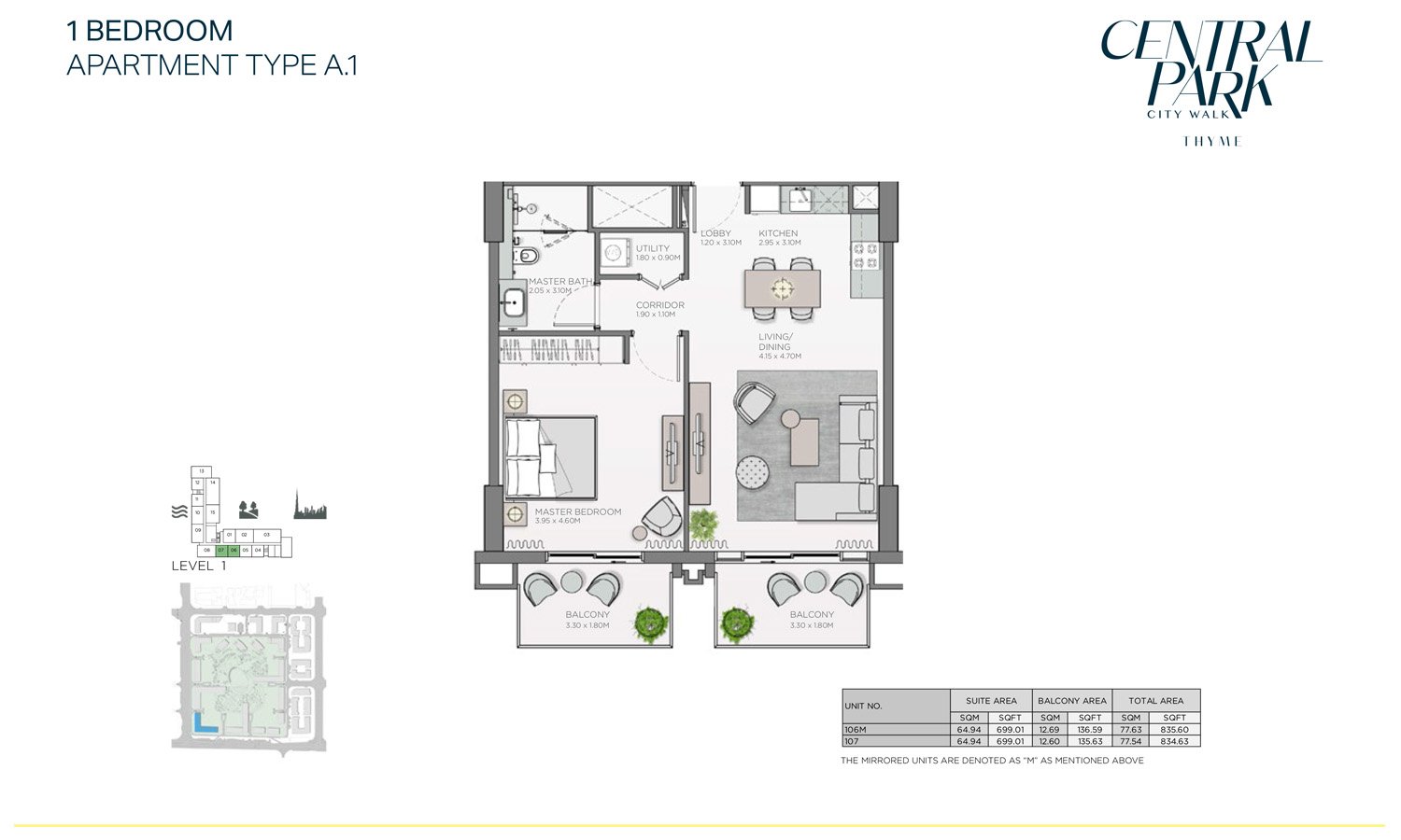 1 Bedroom