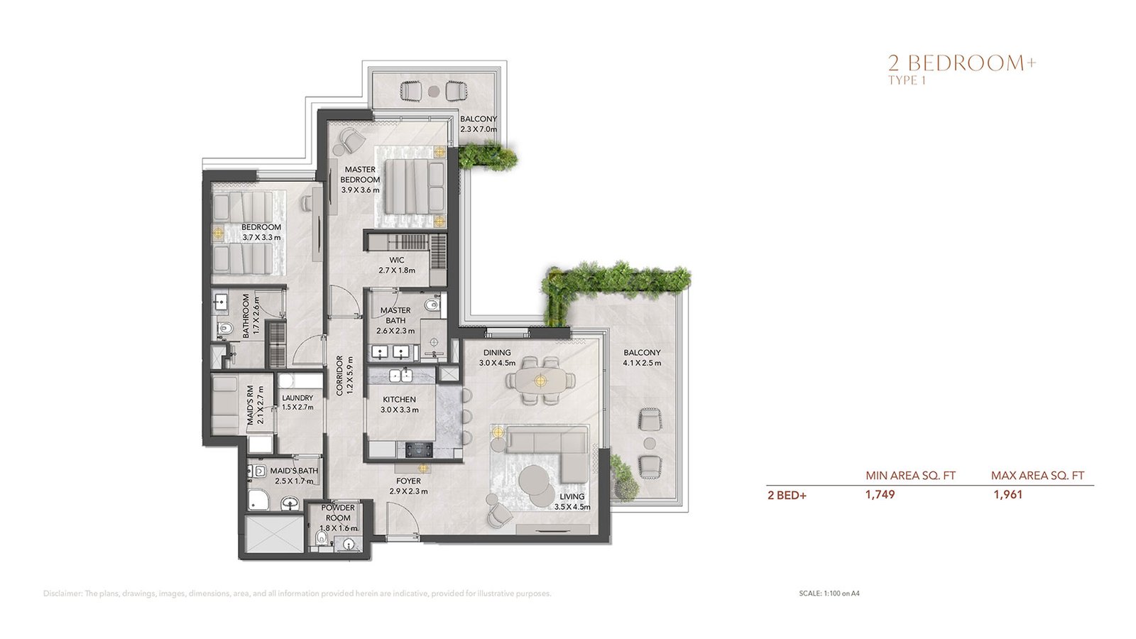 2 Bedroom