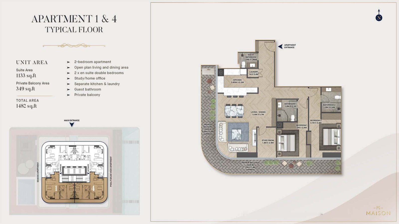 1 Bedroom
