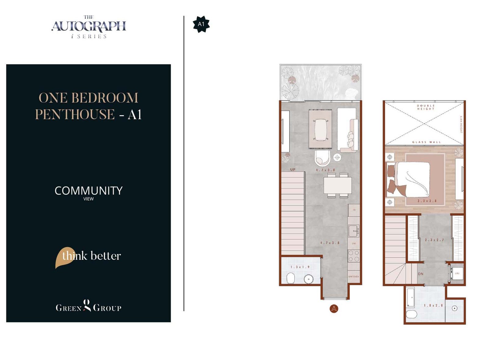 The Autograph I Series at JVC, Dubai Floor Plan 1