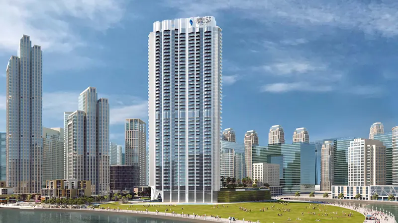 Peninsula Three at Business Bay, Dubai Detail Shot