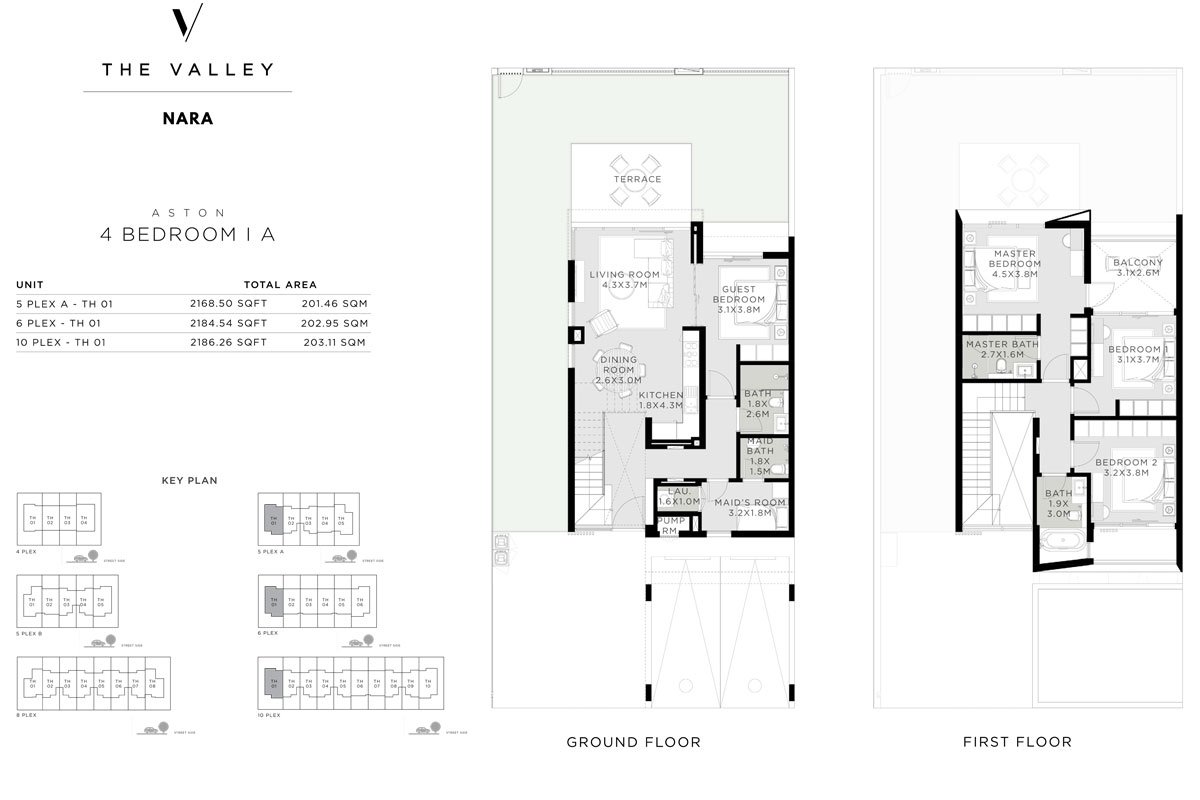 NARA at The Valley by Emaar Properties Floor Plan 2