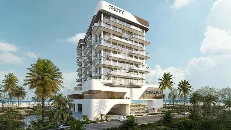 Coral Isle Residences at Dubai Islands Detail Shot