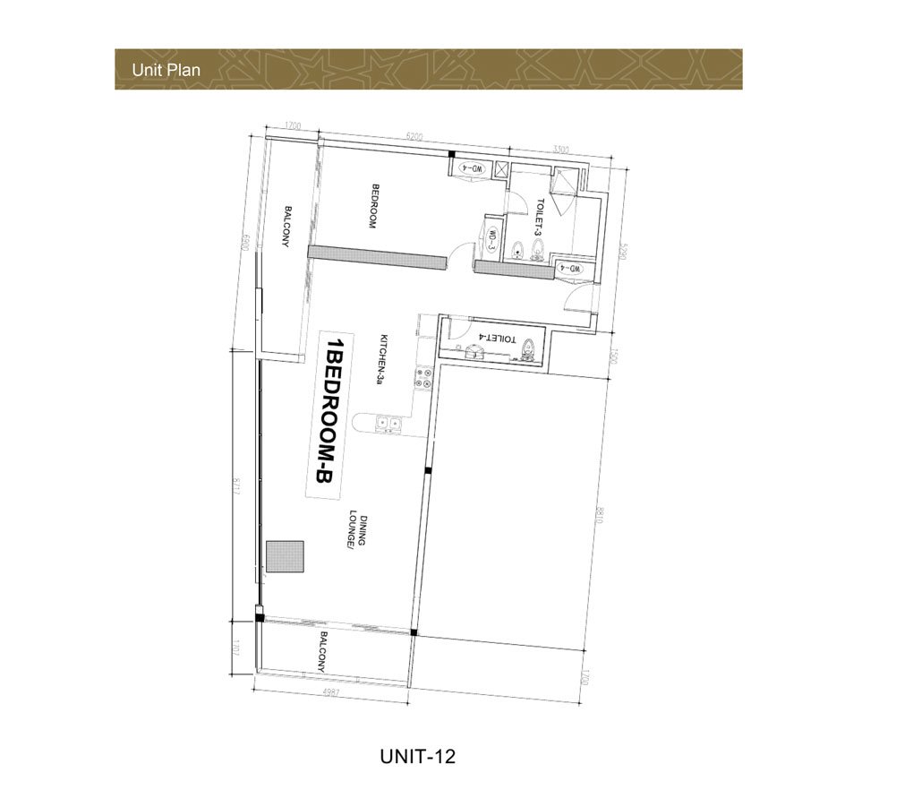 Lake View Tower by Damac in JLT, Dubai Floor Plan 1