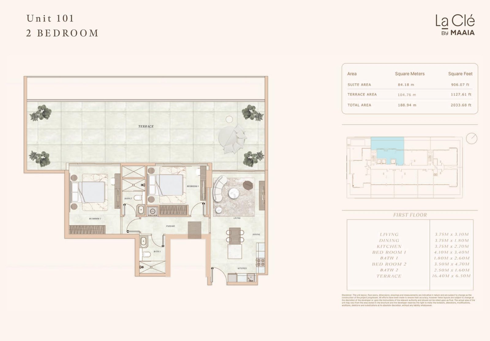 2 Bedroom