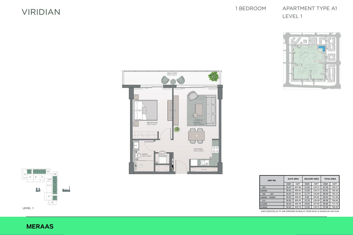 1 Bedroom
