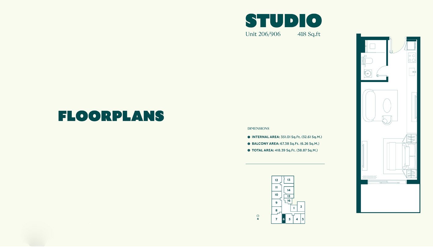 Rise Residences at JVC, Dubai Floor Plan 1