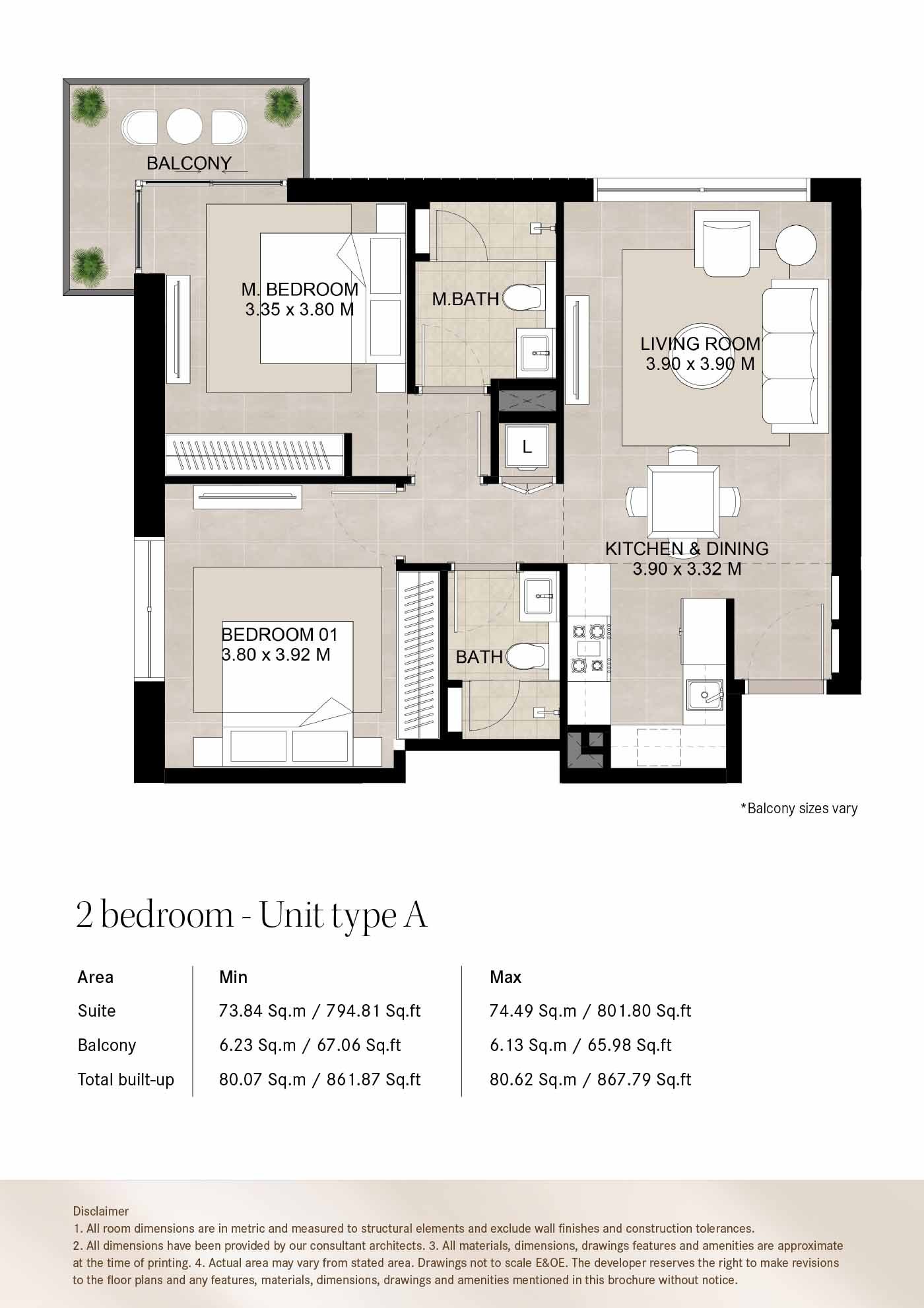 2 Bedroom