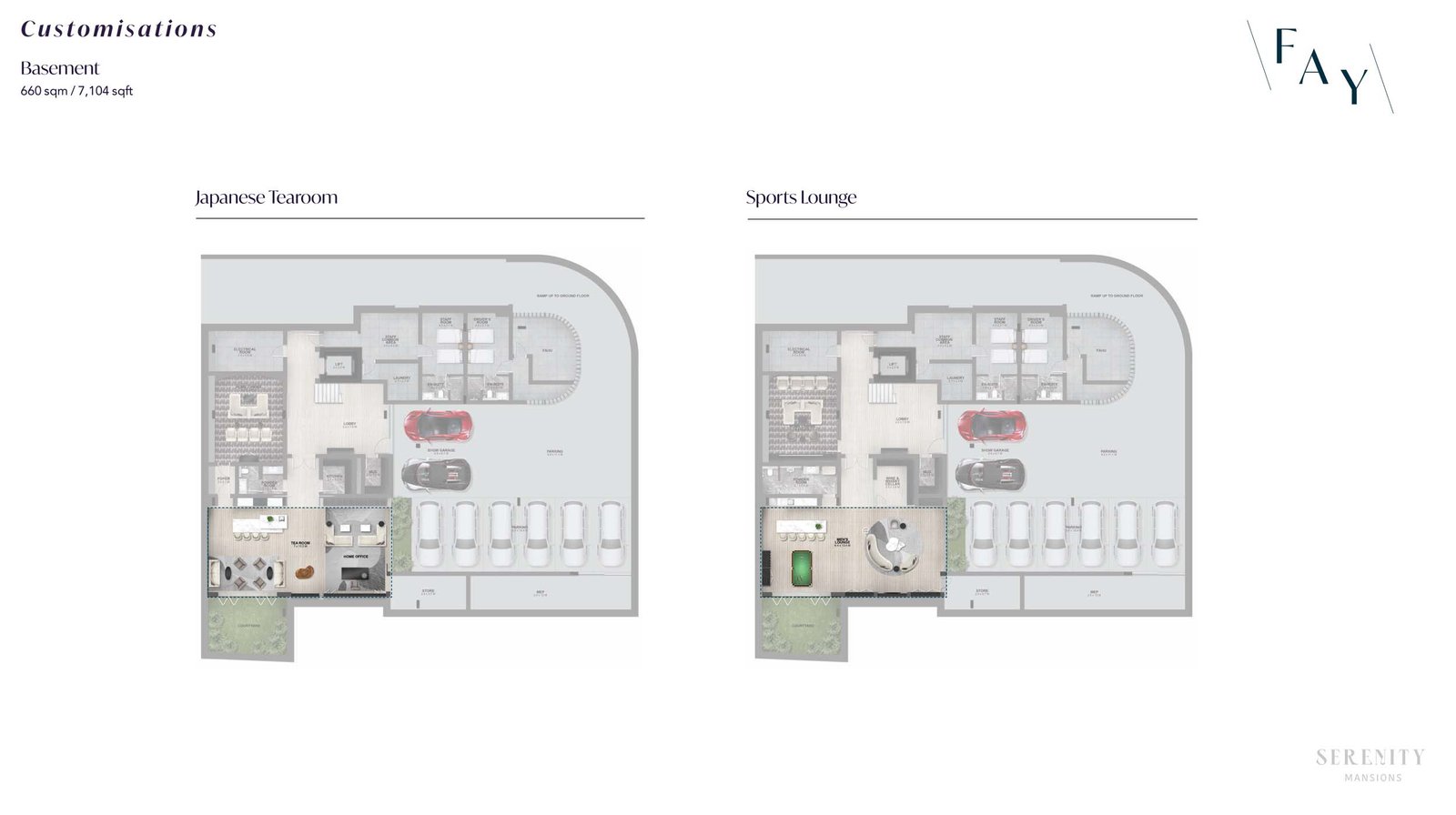 Serenity Mansions Waterfront Collection at Tilal Al Ghaf Floor Plan 1