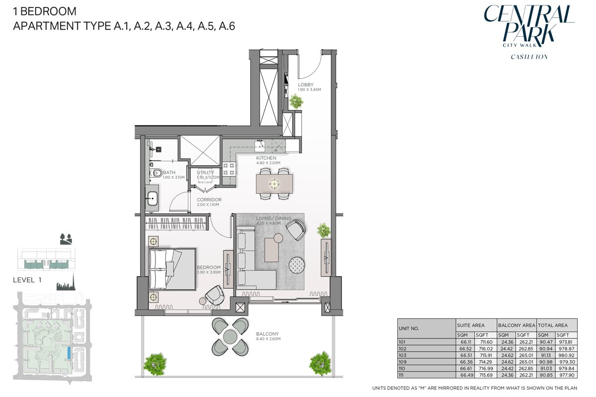 1 Bedroom