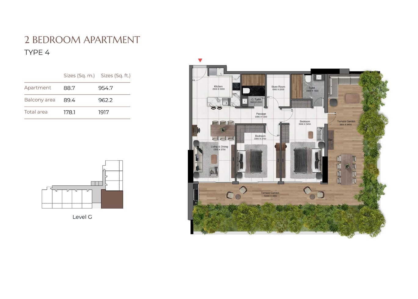 2 Bedroom