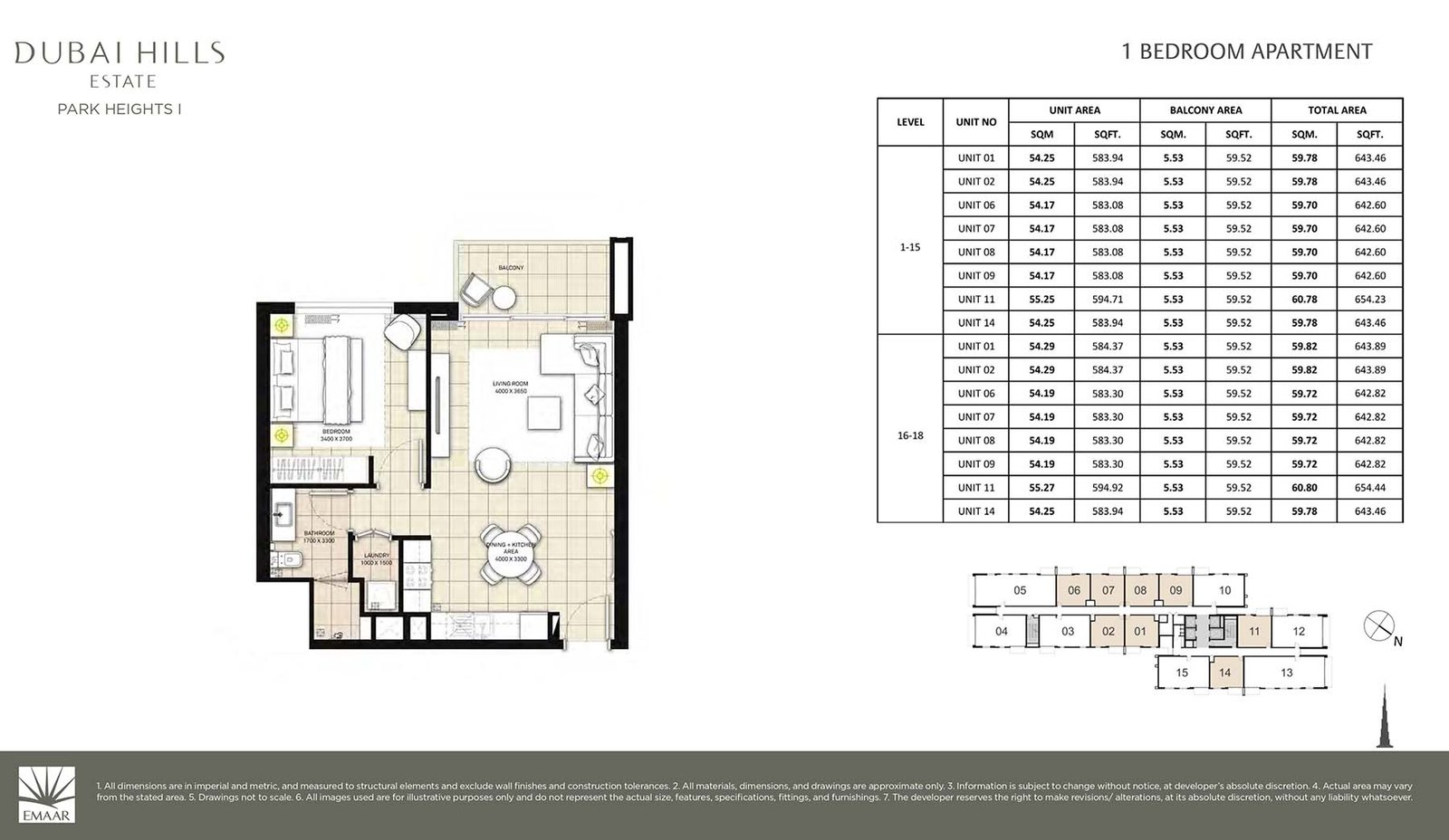 1 Bedroom