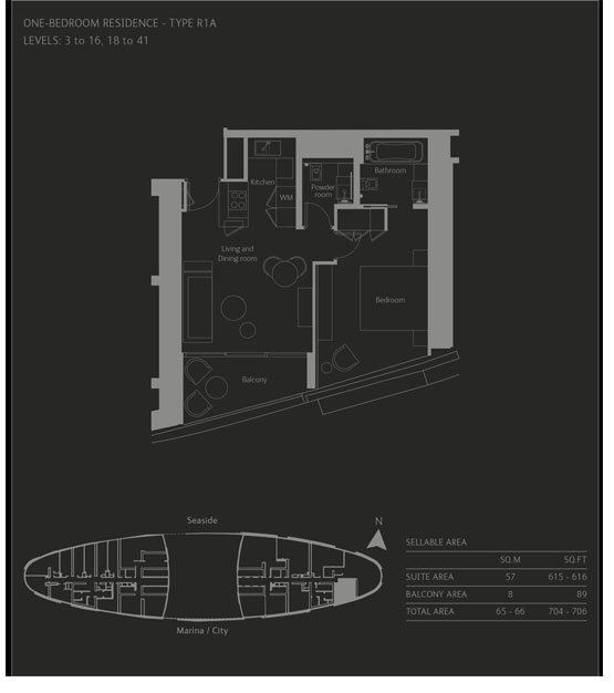 The Address Jumeirah Resort at JBR Dubai | Emaar Hospitality Floor Plan 2