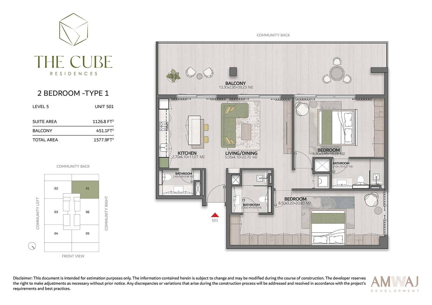 2 Bedroom
