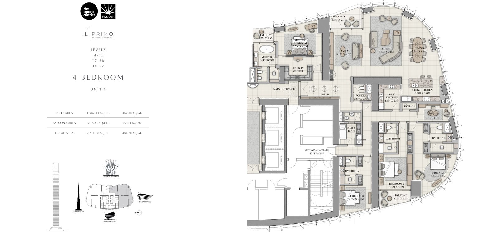 Emaar IL Primo Apartments Floor Plan 2