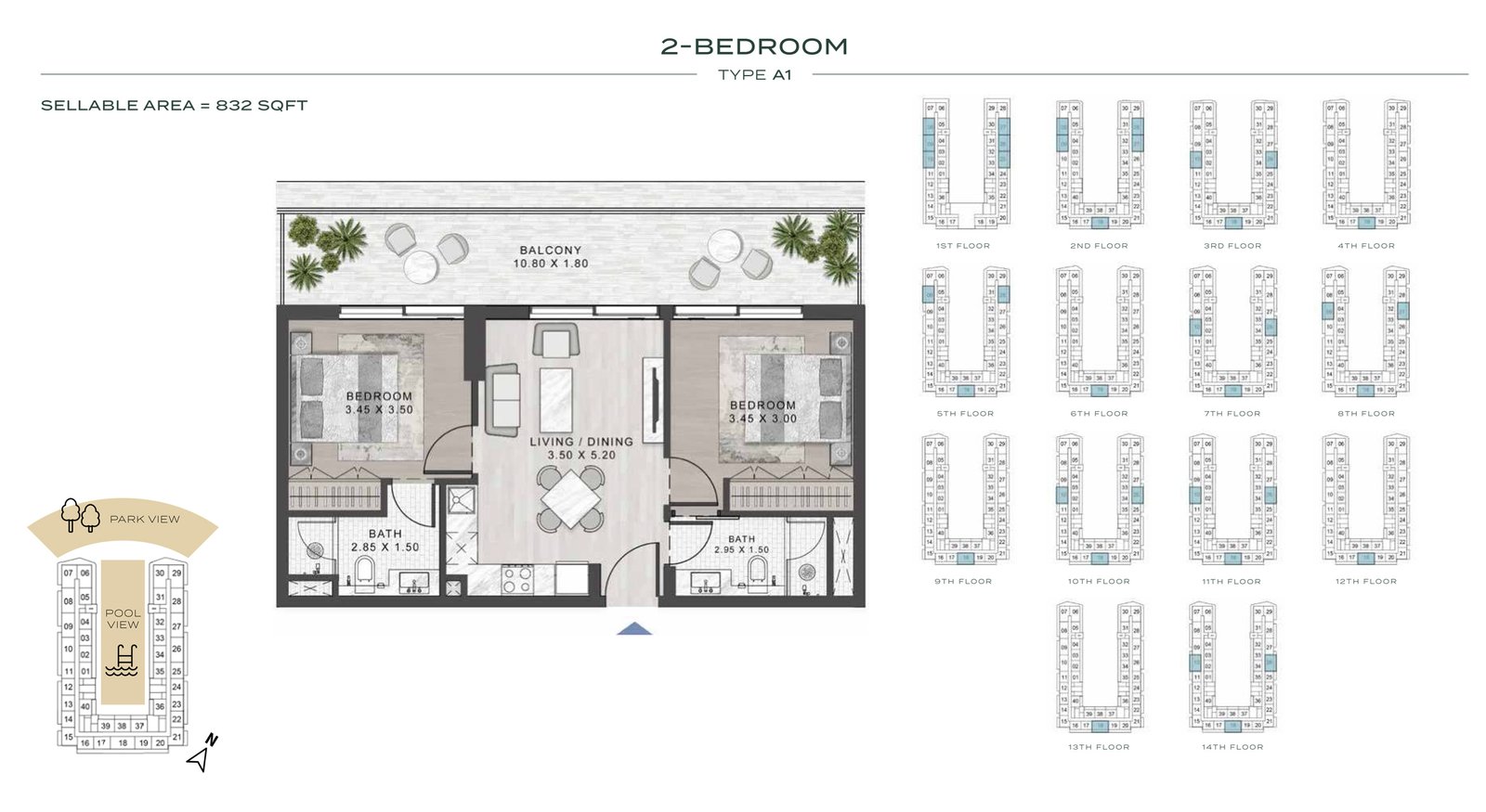 2 Bedroom