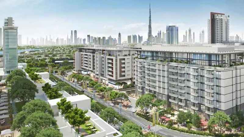 Hartland Greens Phase 2 at MBR City Dubai | Building 2 & 3 Detail Shot