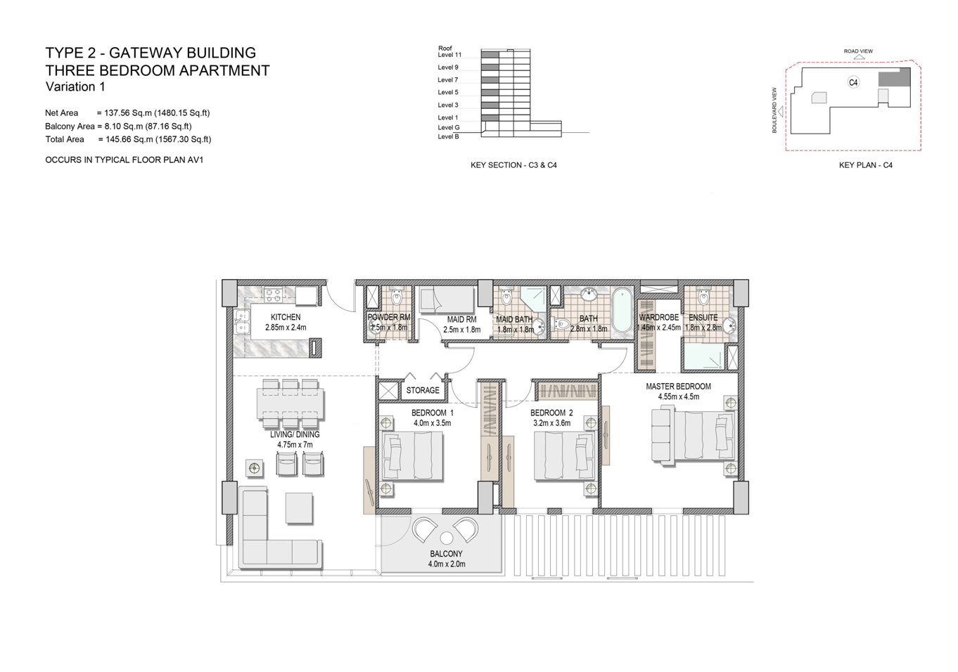 2 Bedroom