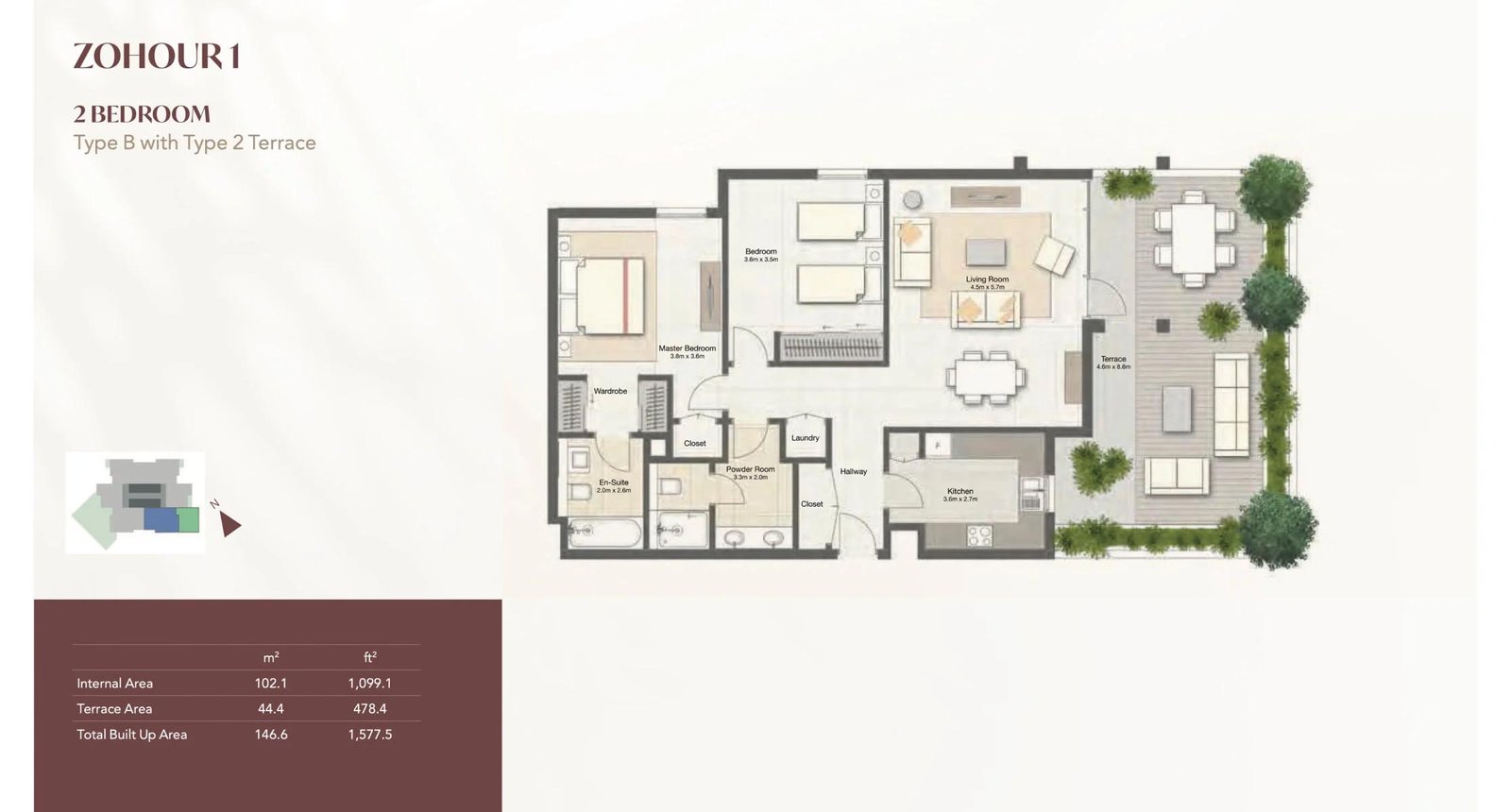 2 Bedroom