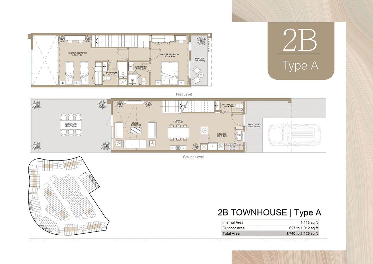 Verdana Phase 2 at Dubai Investments Park Floor Plan 2