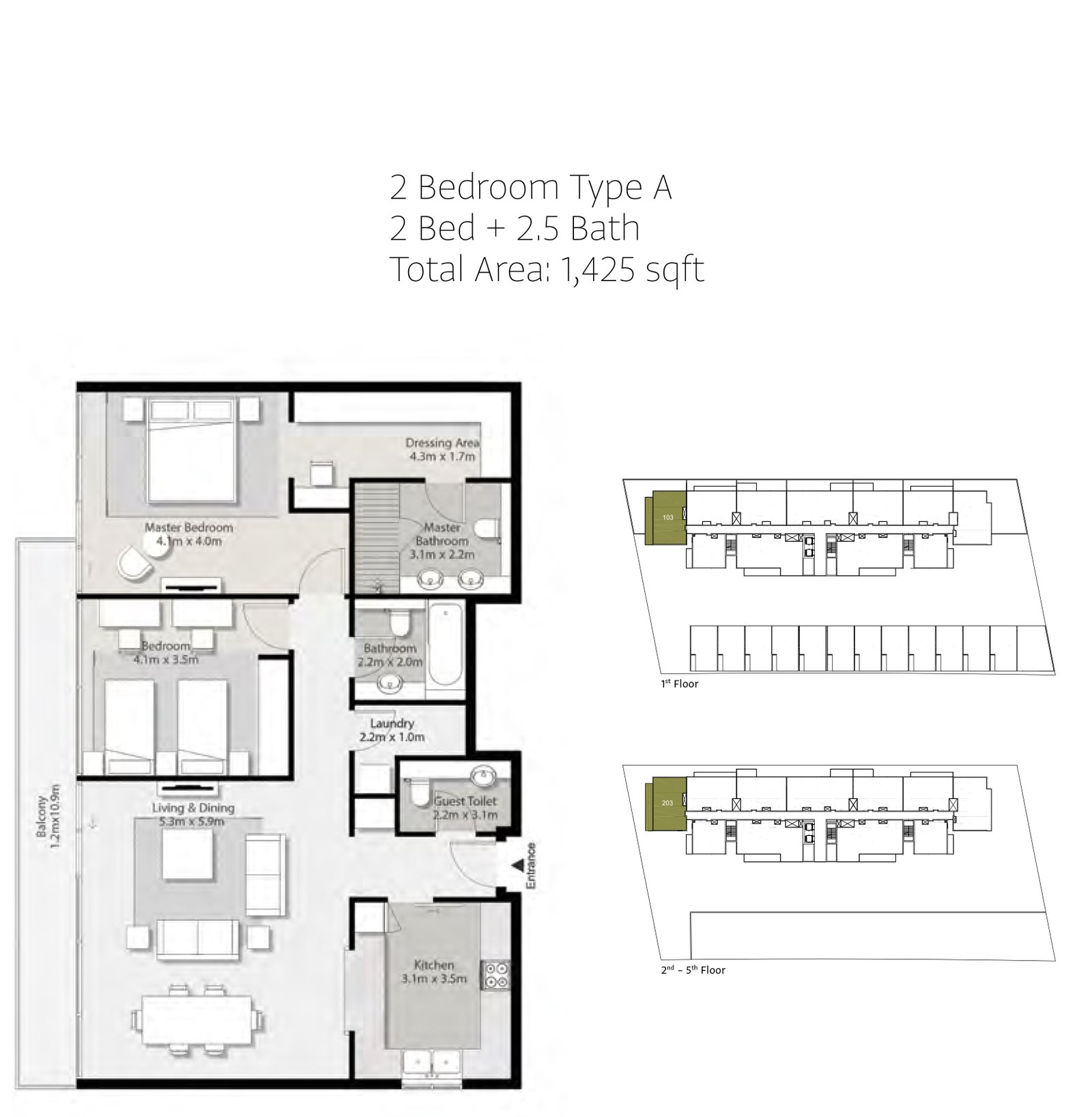 2 Bedroom