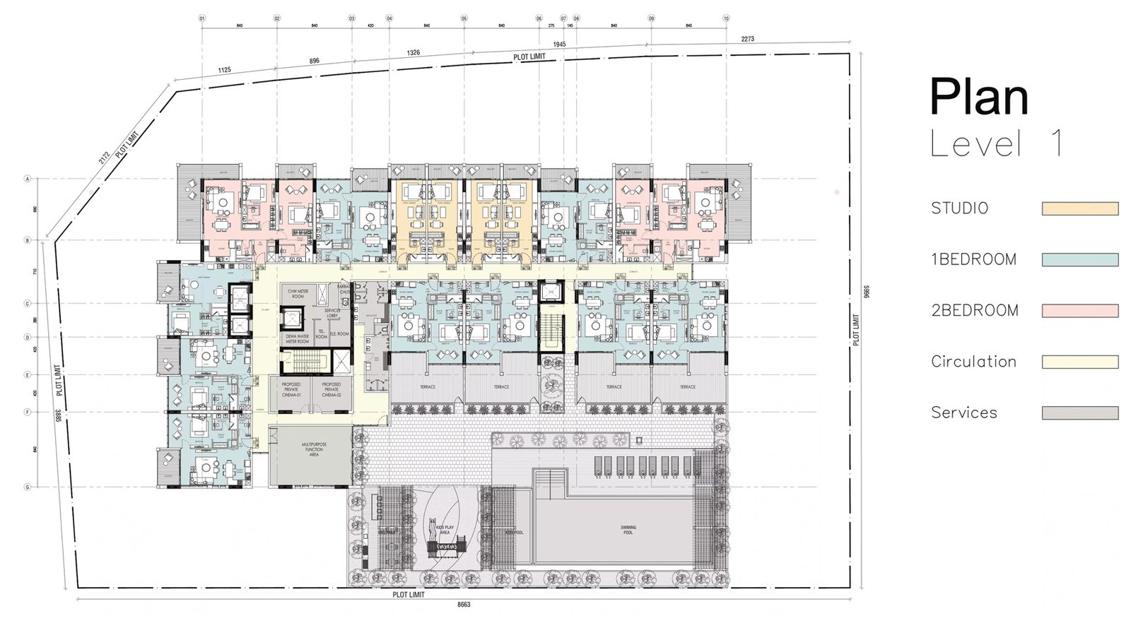 Imperial Residence at Dubai Production City Floor Plan 1