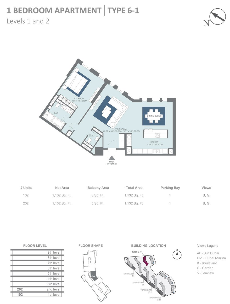 1 Bedroom