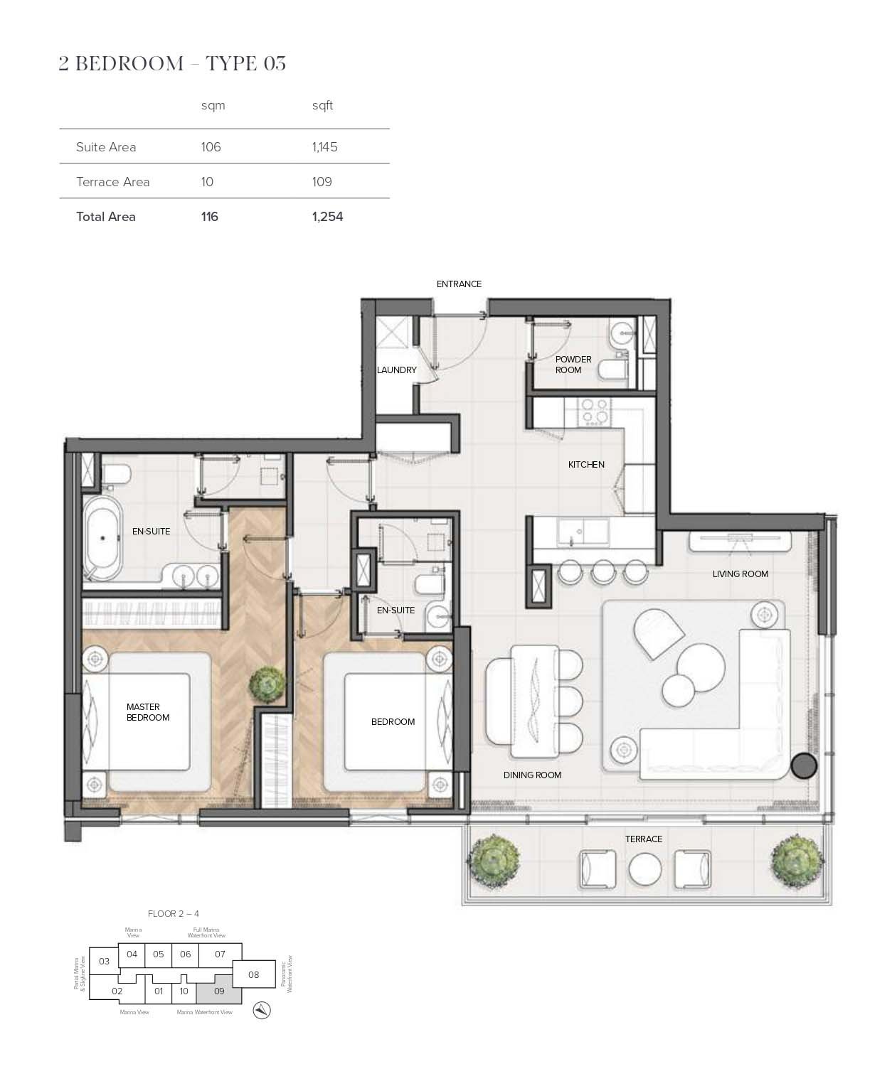 2 Bedroom