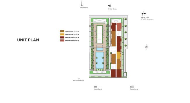 Creek Vistas Reserve at Sobha Hartland in MBR City, Dubai Floor Plan 2