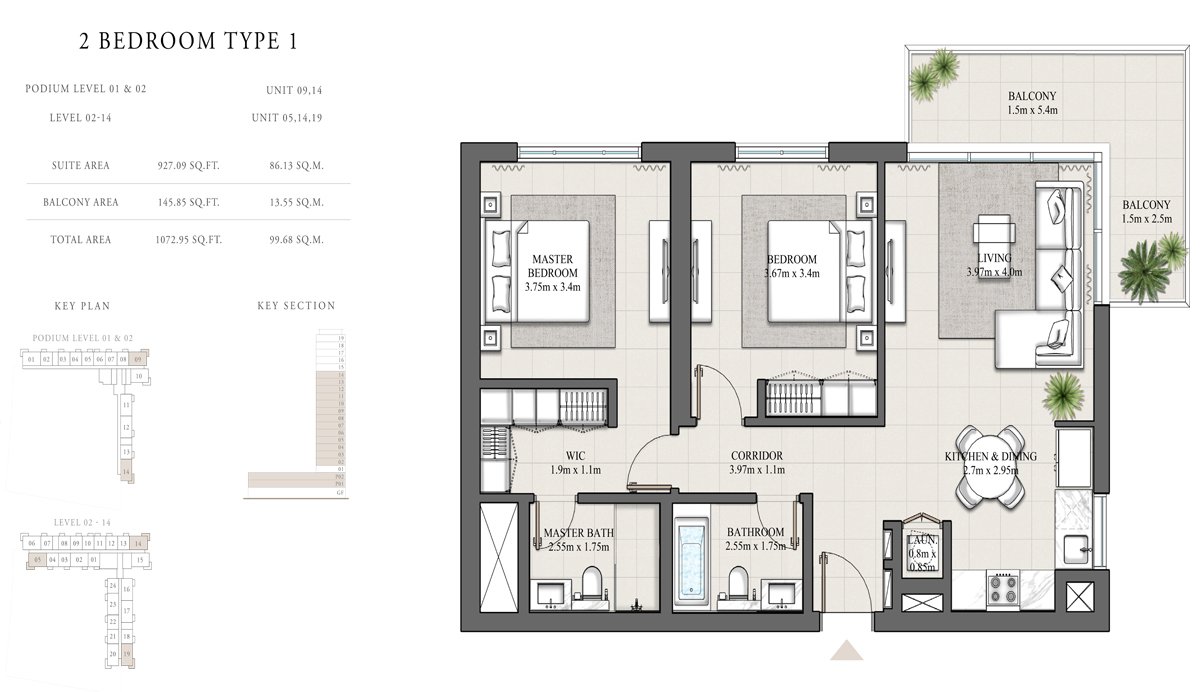 2 Bedroom