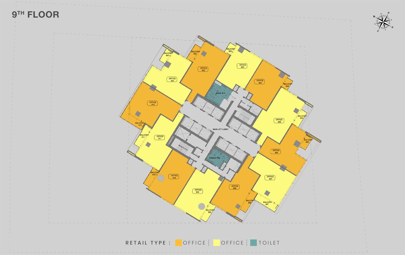 Samana Barari Avenue at Majan, Dubai Floor Plan 1