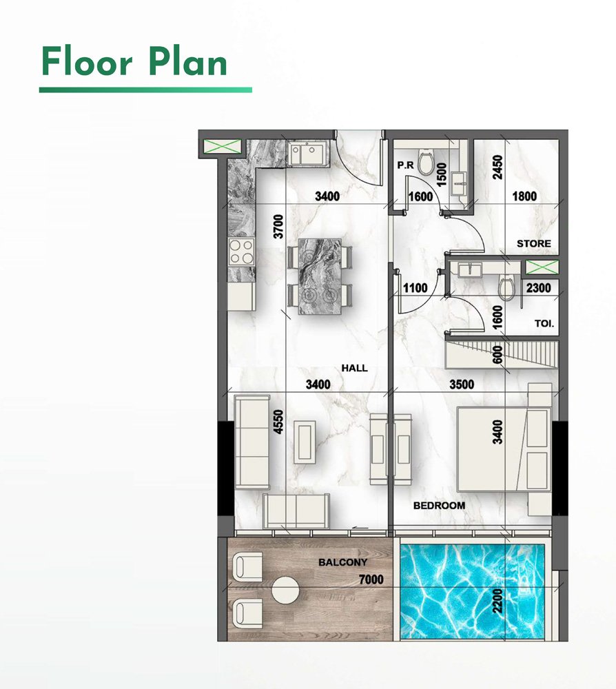 2 Bedroom