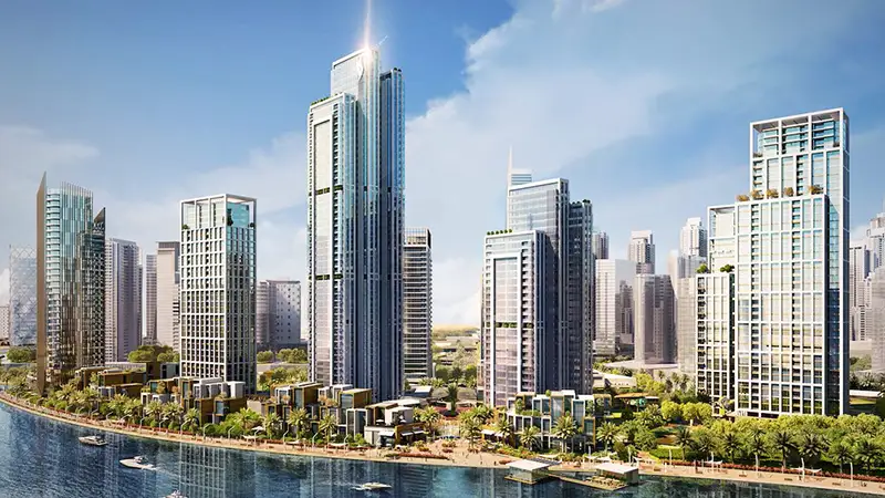 Peninsula One at Business Bay, Dubai Detail Shot