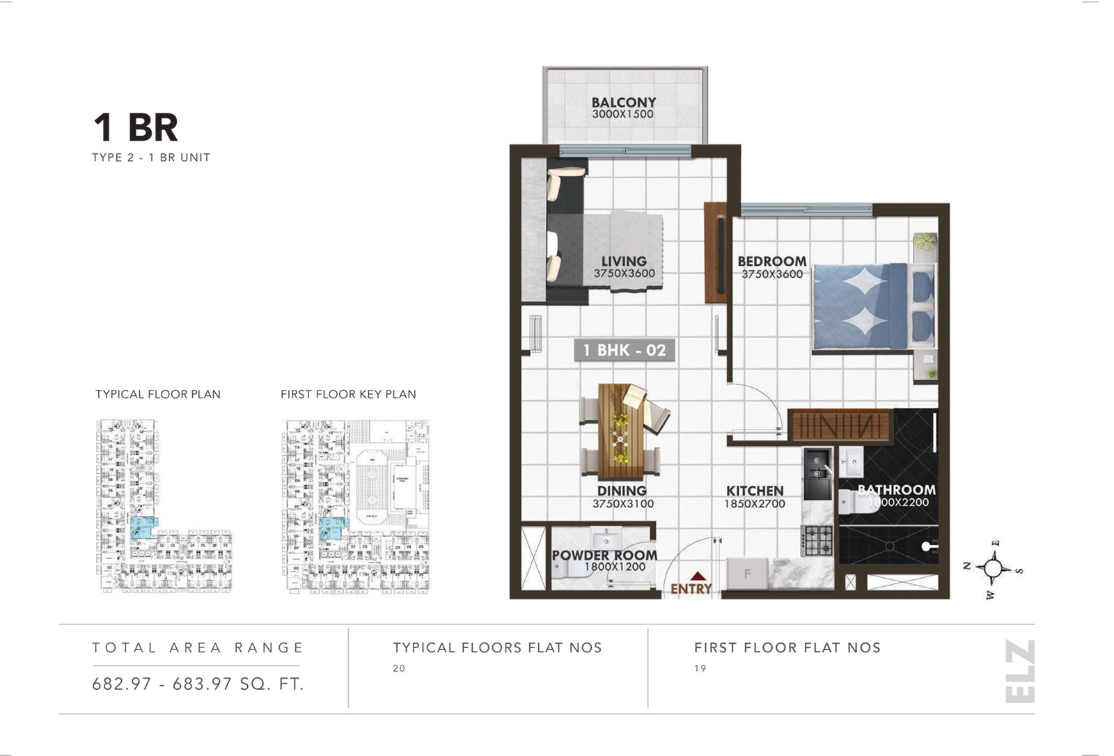 2 Bedroom