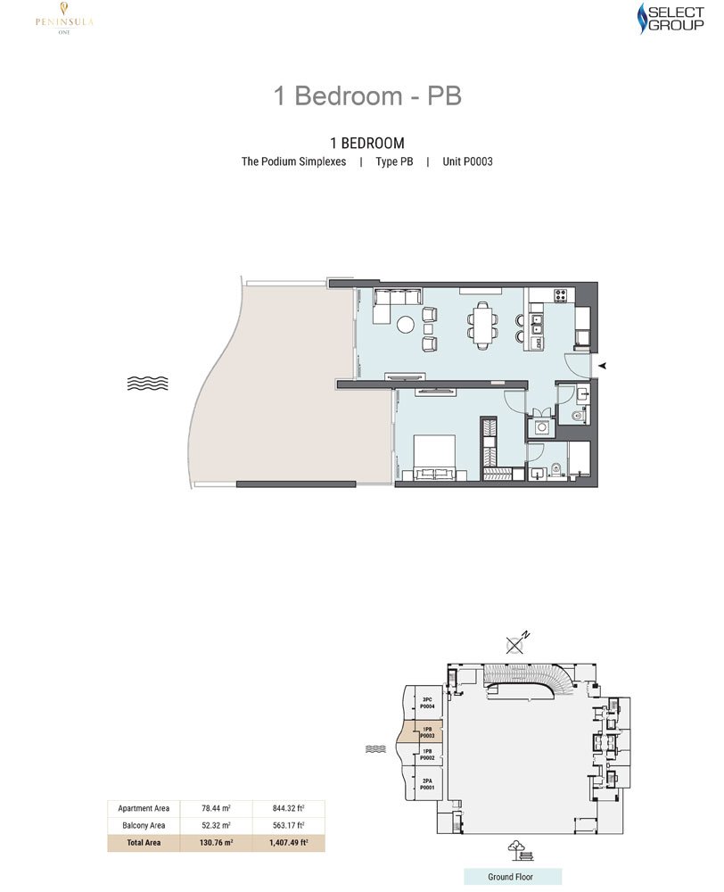 Peninsula One at Business Bay, Dubai Floor Plan 2