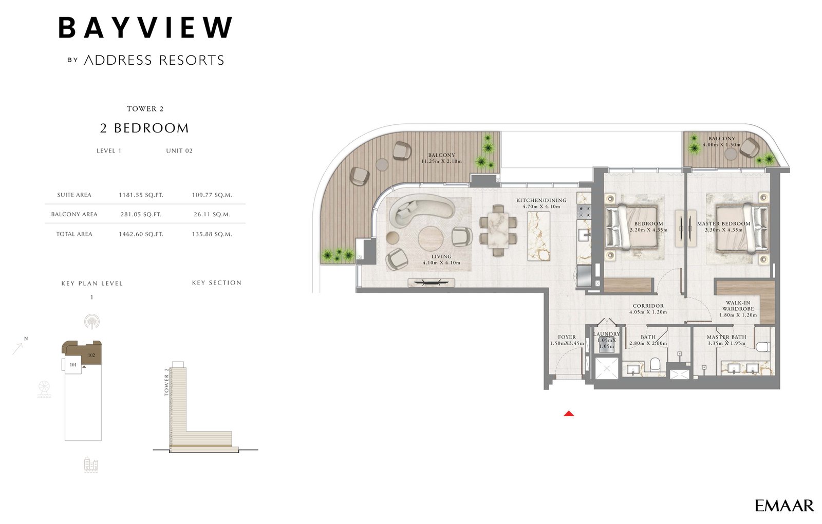 2 Bedroom