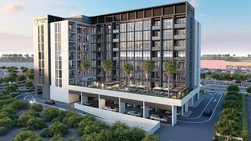 Imperial Residence at Dubai Production City Detail Shot