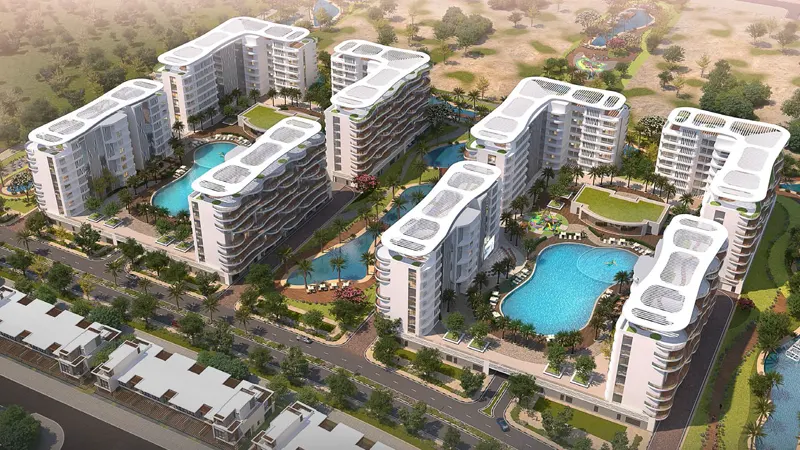 Damac Lagoon Views 2 by Damac Properties in Dubai Detail Shot