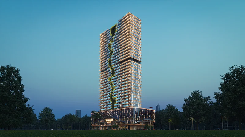 Samana Barari Lagoons at Majan, Dubai Detail Shot