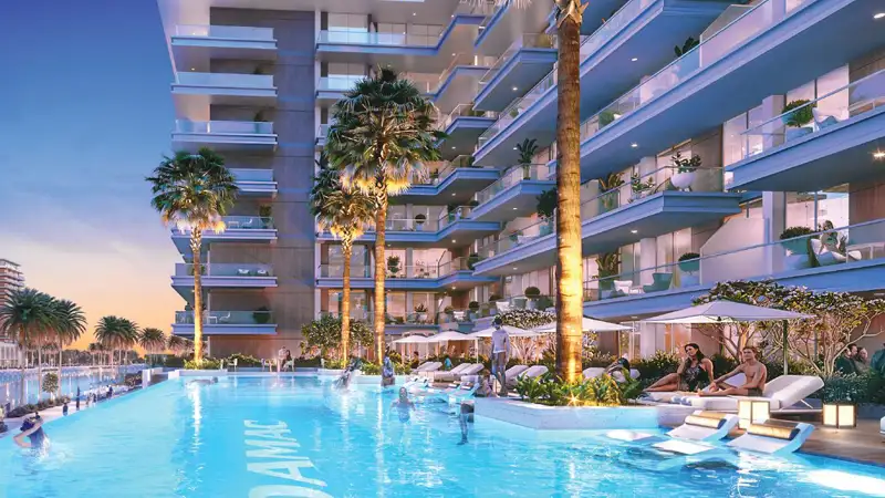 Riverside Views INDIGO 1 by Damac Properties in Dubai Detail Shot